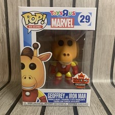Geoffrey As Iron Man Ad Icon Funko Pop #29 2018 Fan Expo Canada Exc Con Sticker