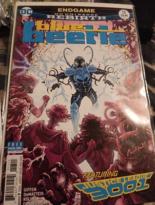 BLUE BEETLE #13 (2016 DC) SCOTT KOLINS VARIANT REBIRTH 1ST PRINT~ UNREAD NM