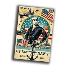U.S. Marines nice vintage retro military man WW2 Photo Glossy 4 6 in F34