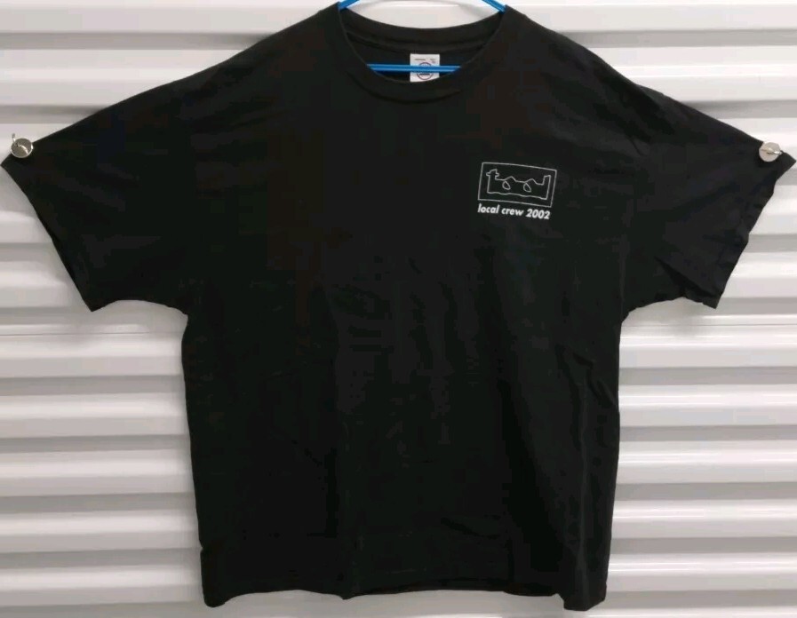 Vtg Tool Local Crew Shirt Size XL 2002 Tour Music Band | eBay