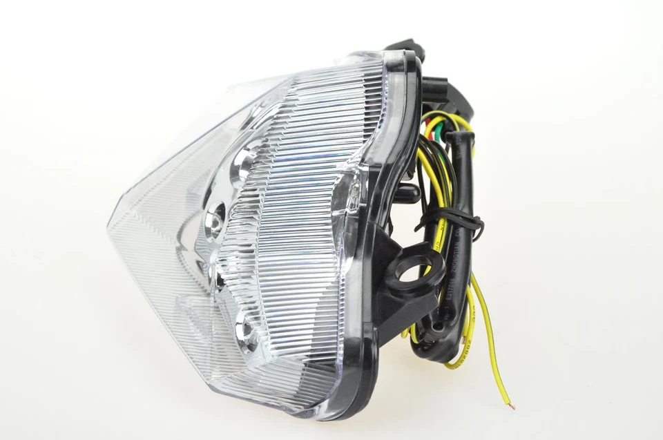 Luz trasera LED y señal de giro delantera apta para Kawasaki 12-16 Ninja 650 ER-6F transparente Foto 4 de 4