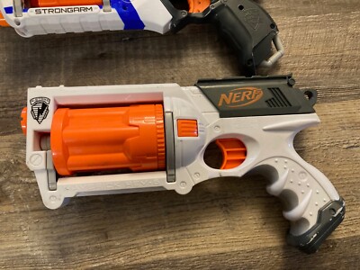 トイガン NERF Maverick Whiteout N-Strike Rare 2004 NERF N-Strike Maverick REV-6 Whiteout Edition with