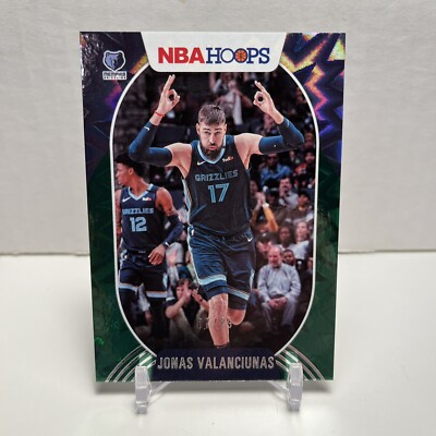 2020-21 Panini NBA Hoops Green Explosion /89 Jonas Valanciunas #29 Grizzlies