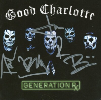 Good Charlotte メンバーサイン色紙 Good Charlotte メンバー
