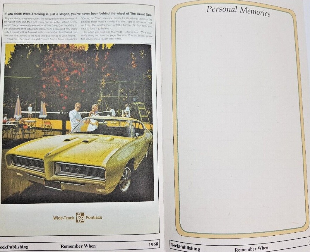 Seek Publishing Remember When KardLet 19601969 Famous Birthday Year