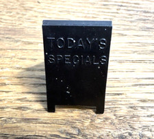 Vintage 50s Marx Western Town Roy Rogers Dollhouse Furniture Today Special Sign