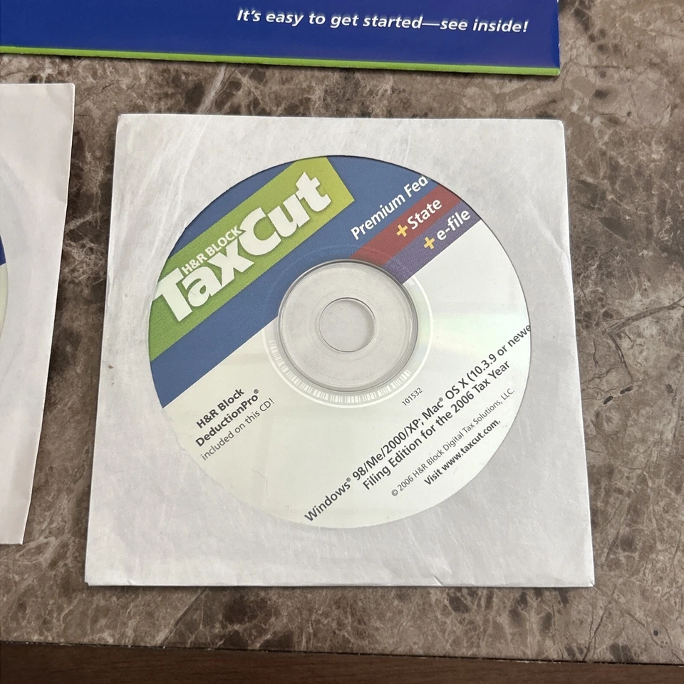 H&R Block TaxCut Premium Federal + State 2003, 2005, 2006 Tax Year - PC - Image 2 of 4
