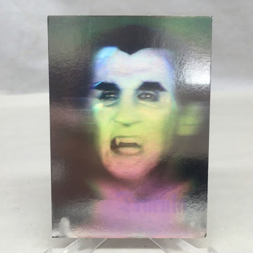 1992 Pizza Hut Universal Studios Monsters Dracula Hologram Promo Card