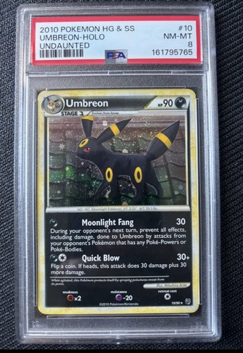 Umbreon graded PSA 8 for sale on eBay