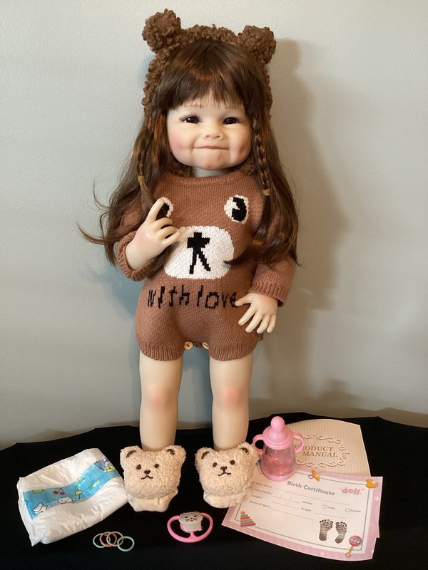 REBORN 22” BABY DOLL WITH ACCESSORIES NIB