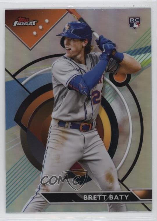 2023 Topps Finest Refractor Brett Baty #40 0z9m