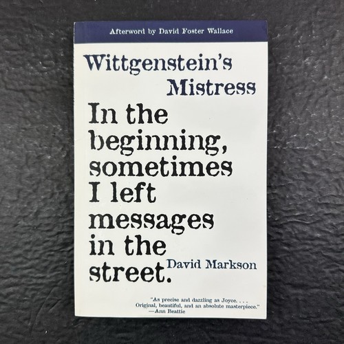 Wittgensteins Herrin Taschenbuch von David Markson