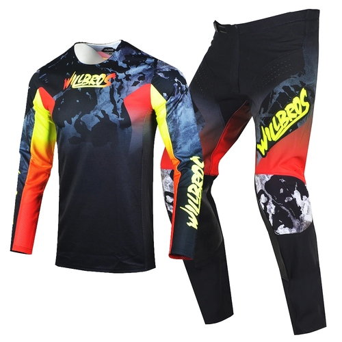 360 Stretch MX Trikot Hose Kombi Orange Dirt Bike Offroad Motocross Race Gear S - Bild 9 von 21