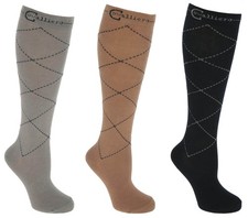 Reitstrumpf Karo 3er Pack Reitsocken