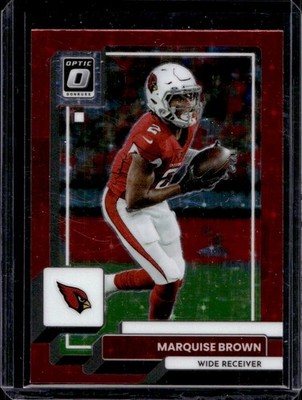 Marquise Brown 2022 Donruss Optic #3 Red Stars Prizm SP