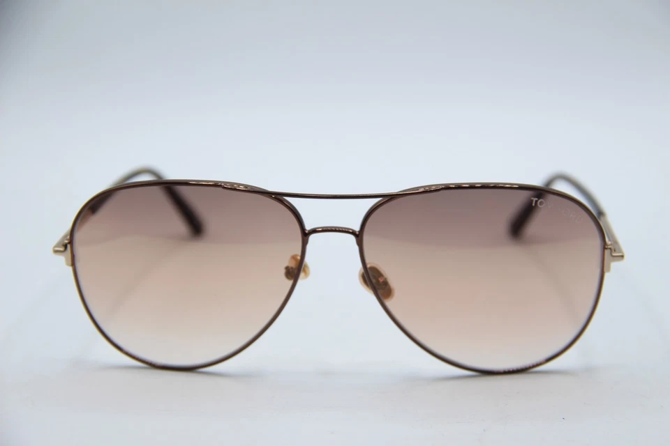 NUEVAS GAFAS DE SOL TOM FORD TF 823 48G BRONCE DEGRADADO DORADO MONTURAS AUTÉNTICAS 61-14 Foto 2 de 4