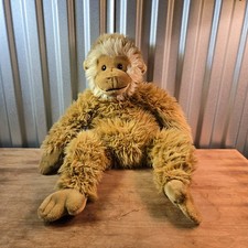 Vintage Kuschelwuschel Plush Mumbles Monkey Stuffed Animal 20"