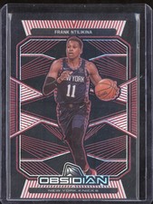 Frank Ntilikina 2019-20 Panini Obsidian 68 Electric Etch Red 5/8