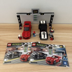 Lego 75874 Speed Champions Chevrolet Camaro Drag Race 100% Complete 2016