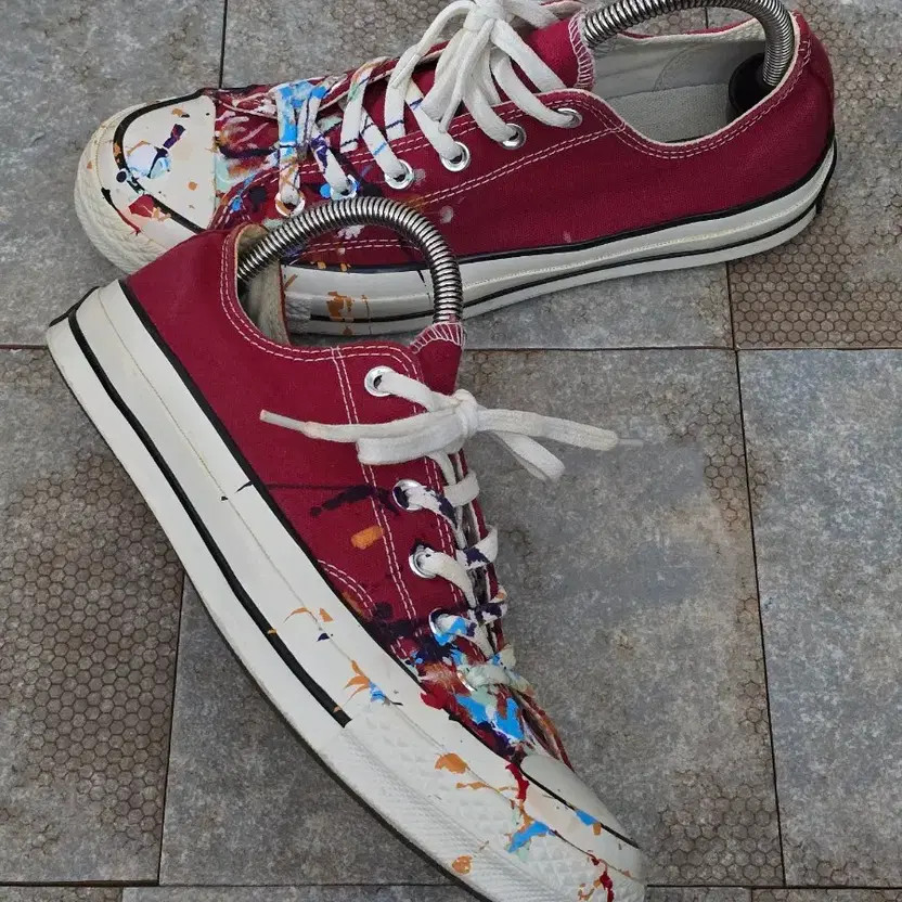 Converse Chuck Taylor All Star 70 Crimson Custom Sneakers 260 thumbnail 6