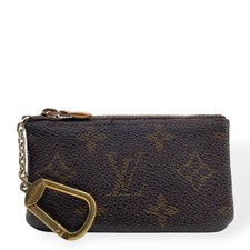 Louis Vuitton Monogram Key Pouch M62650 Men,Women Monogram Coin Pu... BF593654