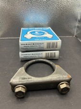 Lot of 2 / 2" Heavy Duty Muffler Clamp GM Style Nickson #84 U BOLT MADE IN USA