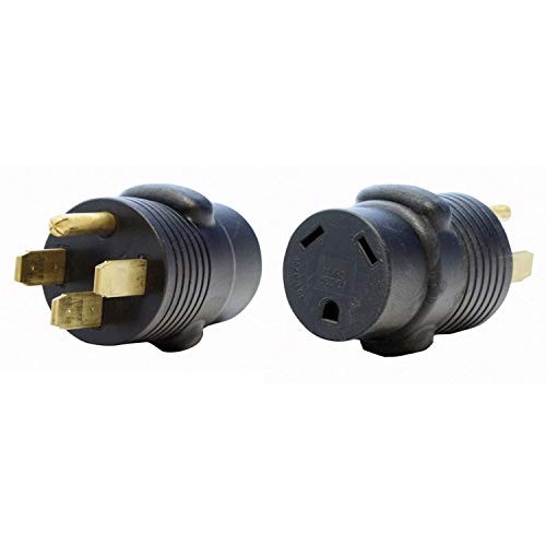 Штекер-переходник Valterra A10-5030A Mighty Cord - от 50AM до 30AF- Черный (a105030a)