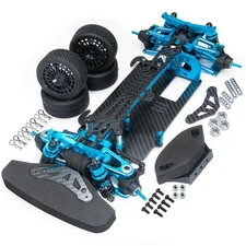 MOHERO Aluminium Alloy &Carbon Fiber Shaft Drive 1/10 RC Touring Car Chassis