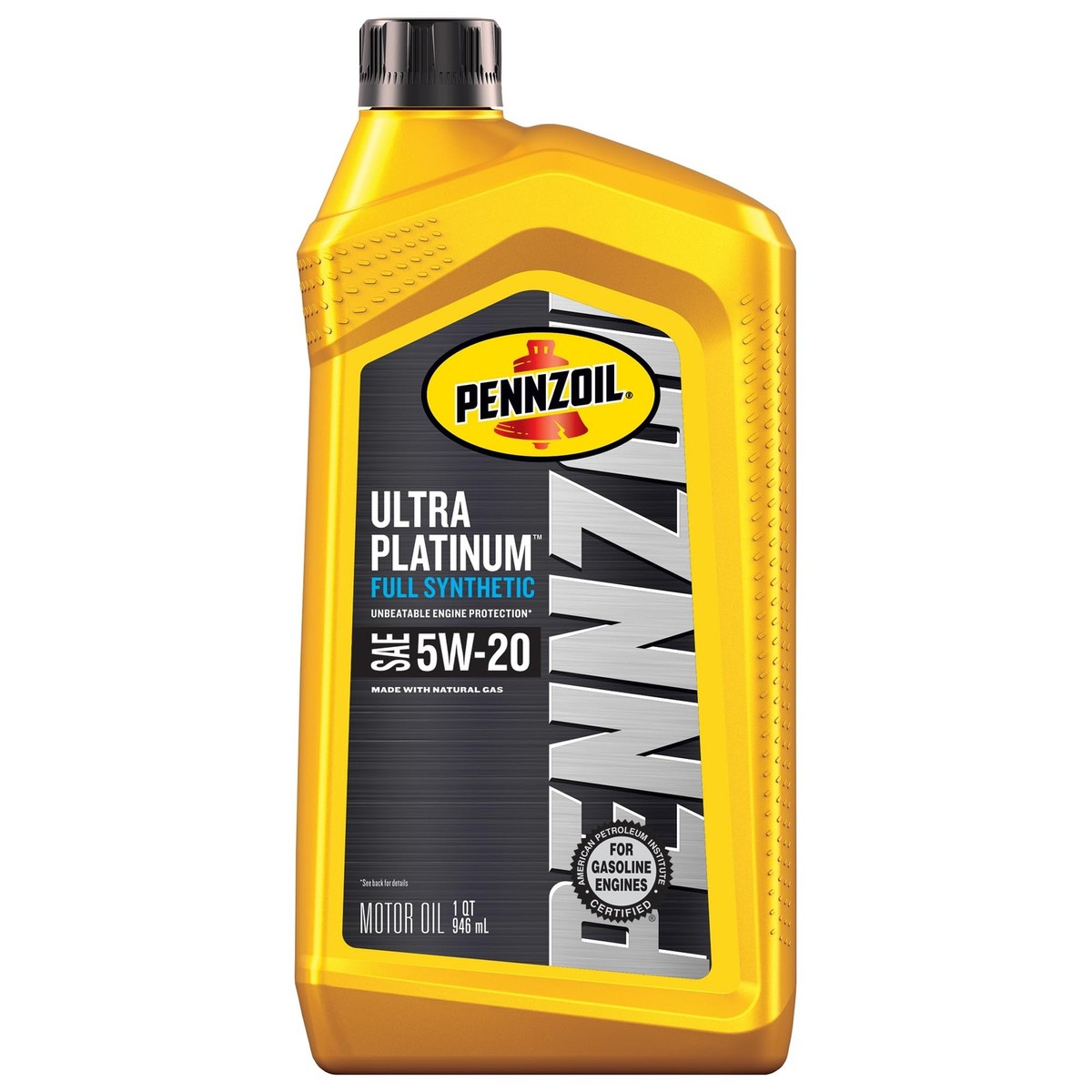 Pennzoil Ultra Platinum Full Synthetic 5W-20 Motor Oil (1-Quart
