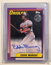 2025 Topps Baseball Eddie Murray Certified Auto 90AU - EM 4  /10