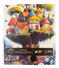 Fantasy Mushroom House 1000 Pieces Free Shipping