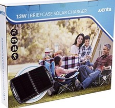 Xenta Briefcase Solar Charger 13w, Camping, Vans, Lorries, Horse/livestockfences
