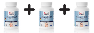 3 x Zein Pharma Collagen C ReLift, 500mg - 60 caps (388,61 EUR/kg)