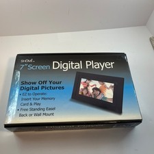 Shomi Digital Photo Frame 7-inch Free Standing Or Wall Mount New In Box