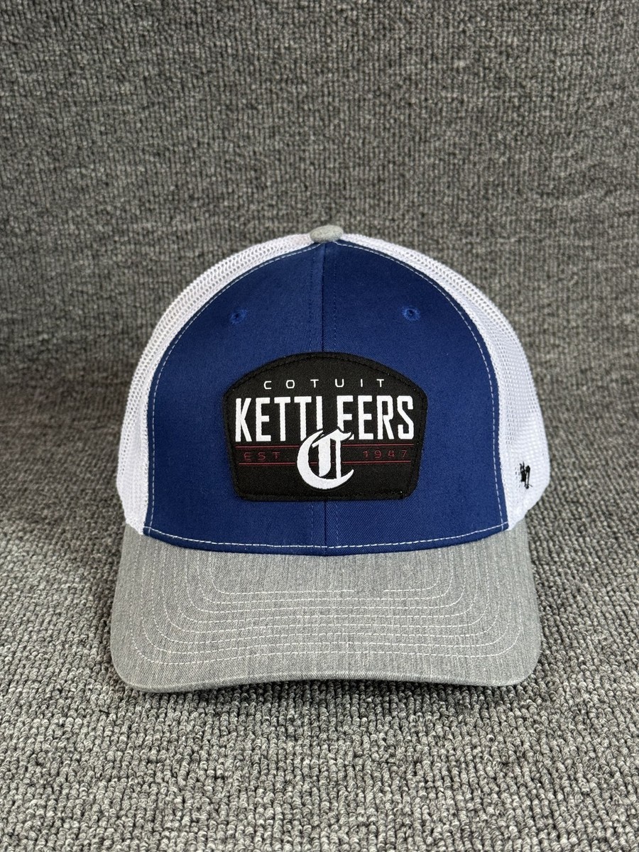 '47 Brand Cotuit Kettleers Trucker Snapback Blue Gray Mesh Back Hat OS