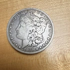 1880 Morgan Dollar $1 Coin Circulated E Pluribus Unum Uncertified