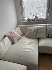 Leder Garnitur 3.2.1 Gebraucht In Weiß Guter Zustand Sofa Couch / Nur Abholung