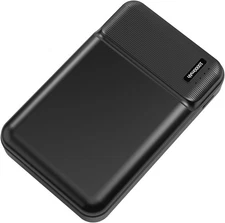 10000mAh Heated Clothing Battery Pack - Dual USB Power Bank for Vests & Jackets