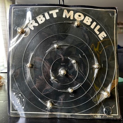 Vintage Otagiri Orbit Mobile Solar System Kinetic Hanging Art Japan 1969 MCM