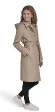 DKNY Womens Trench Coat
