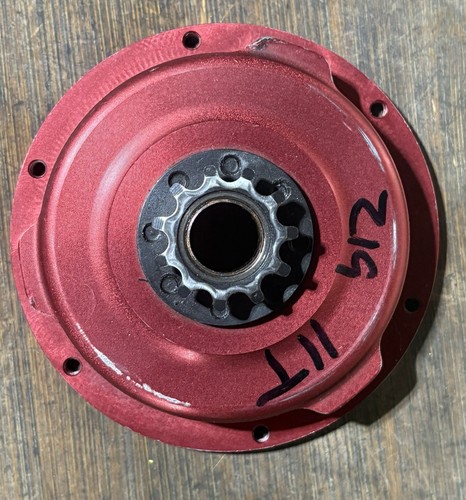 VINTAGE RACING KART HORSTMAN STEEL NYTRO 4 DISC CLUTCH DRUM 219 11T YAMAHA KT100