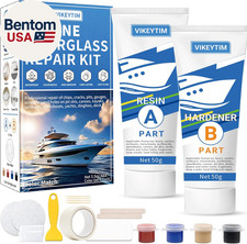 Marine Fiberglass Repair Kit Color Match , 3.5Oz/100G Gel Coat Repair Kit for B