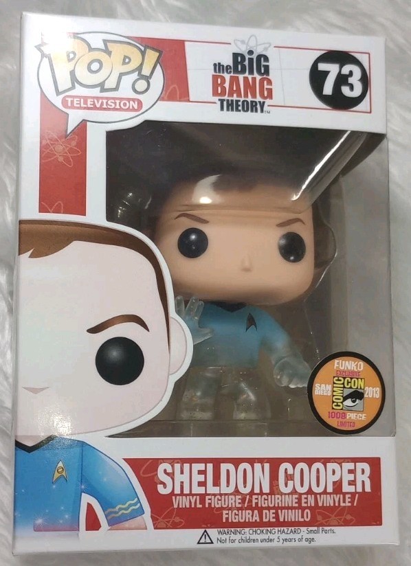 New Funko Pop! Big Bang Theory - Sheldon Cooper #73 Comic Con Exclusive