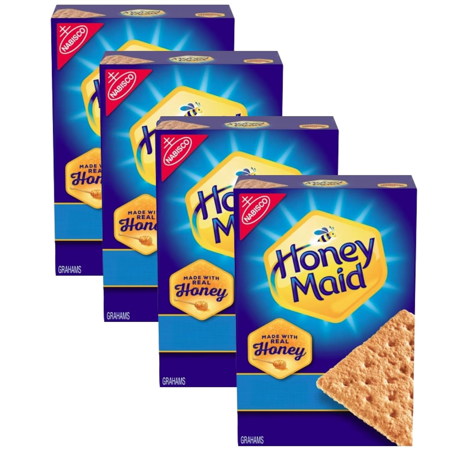 Value Pack Honey Maid Honey Graham Crackers – 14.4 Oz Boxes (Pack of 4) – Classi