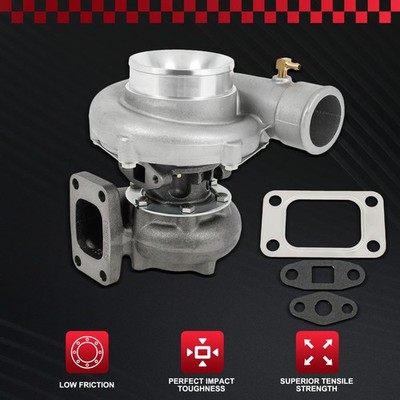TURBO TX-60-62 BILLET COMPRESSOR WHEEL CHARGER .63AR T3 5 BOLT EXHAUST