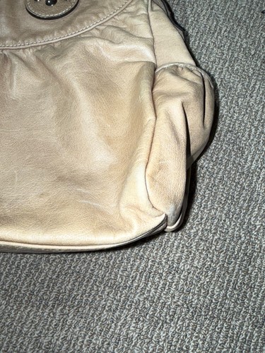 Vintage Y2K Beige Longchamp Idole Leather Shoulder Bag - Picture 22 of 24