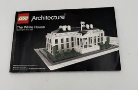 LEGO Architecture The White House 21006 Instruction Guide Manual Only