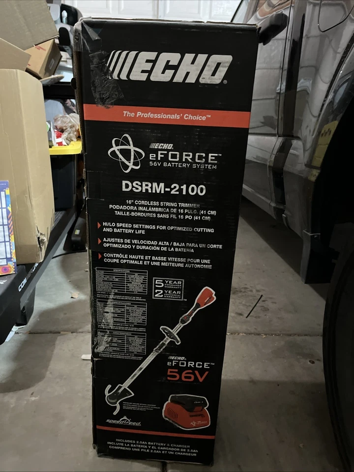 ECHO Cordless String Trimmer 16" 56V Brushless Cordless w/ Battery + Charger New - Image 2 of 4