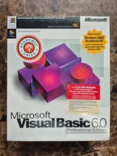 NEW SEALED Microsoft Visual Basic 6.0 Professional Pro 6 203-00769 RETAIL BOX