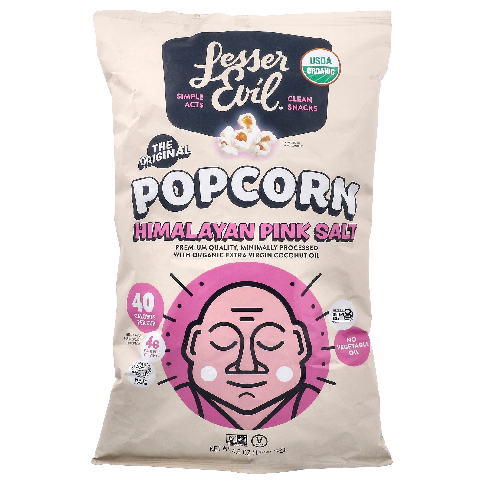 Попкорн Гималайская розовая соль 46 унции 130 г 2090₽